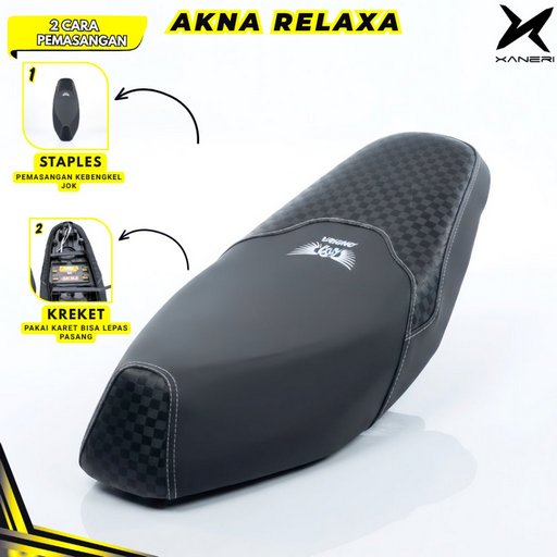 Akna AXL Cover Jok Motor Relaxa Scoopy Vario PCX Beat Nmax Aerox Fazzio Mio Nmax