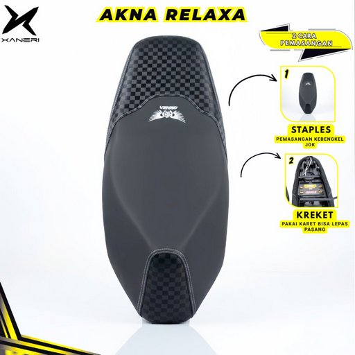 Akna AXL Cover Jok Motor Relaxa Scoopy Vario PCX Beat Nmax Aerox Fazzio Mio Nmax